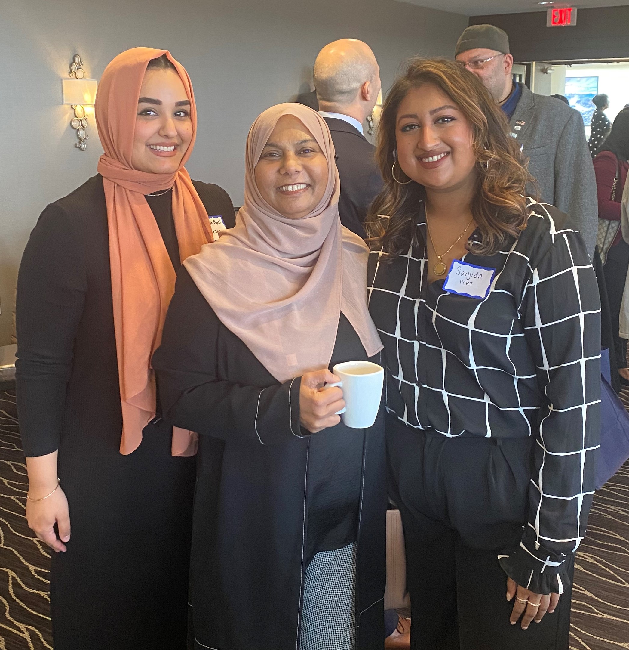 MakeSpace's Fatimah Popal, Panel Member and from Dar Al-Hijrah Fazia Deen, and PCRP's Sanjida Lisa