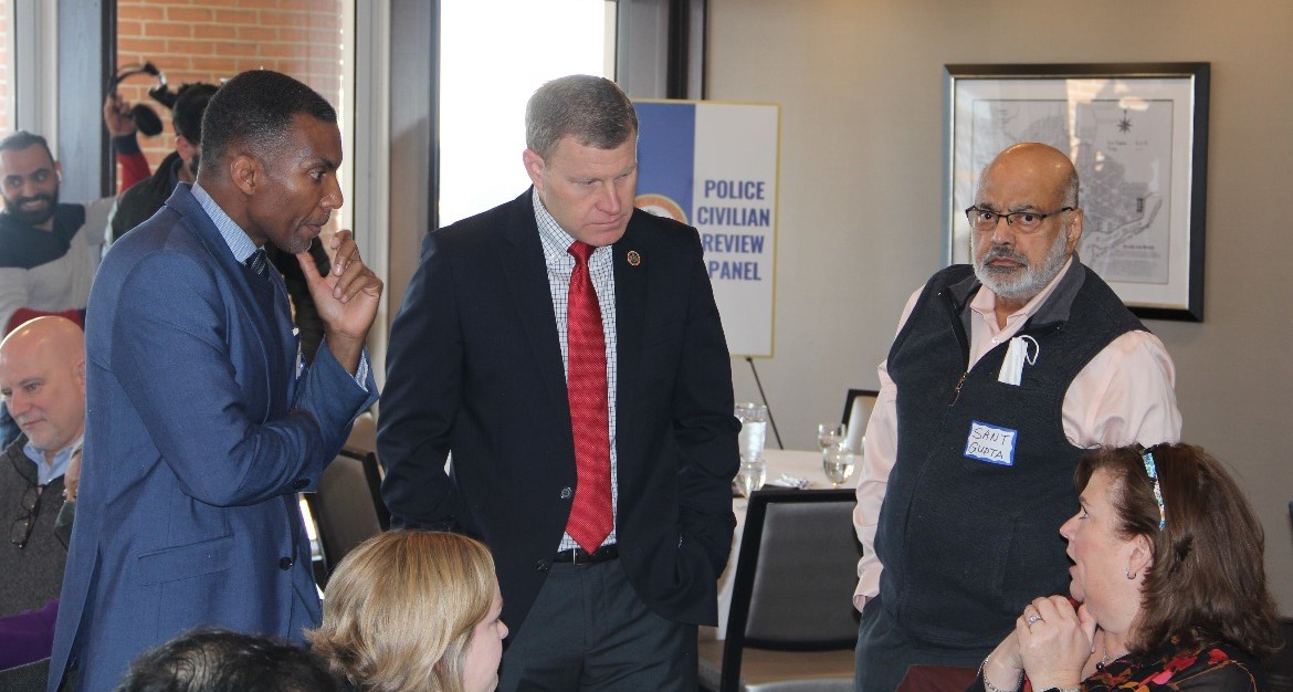 Chairman McKay and Supervisor Lusk at the PCRP Interfaith Breakfast