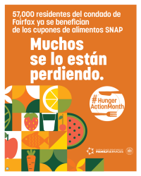Septiembre: Mes de Acción contra el Hambre en el Condado de Fairfax