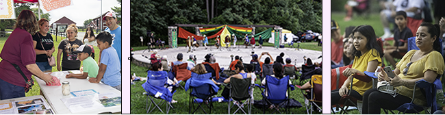Actividades en los parques con la comunidad hispana