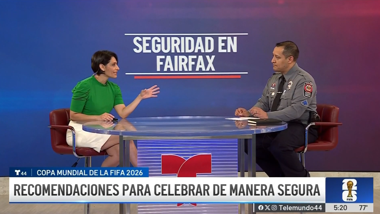 Entrevista en Telemundo sobre la seguridad durante la Copa del Mundo FIFA 2026