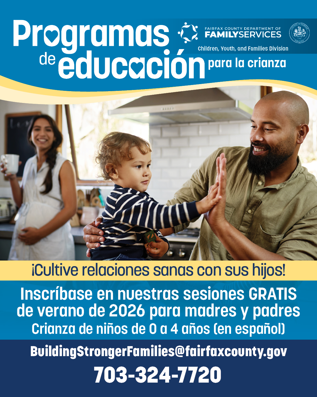 Clases de crianza, niños hasta 4 años