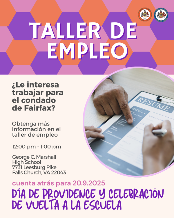 Volante informativo del taller