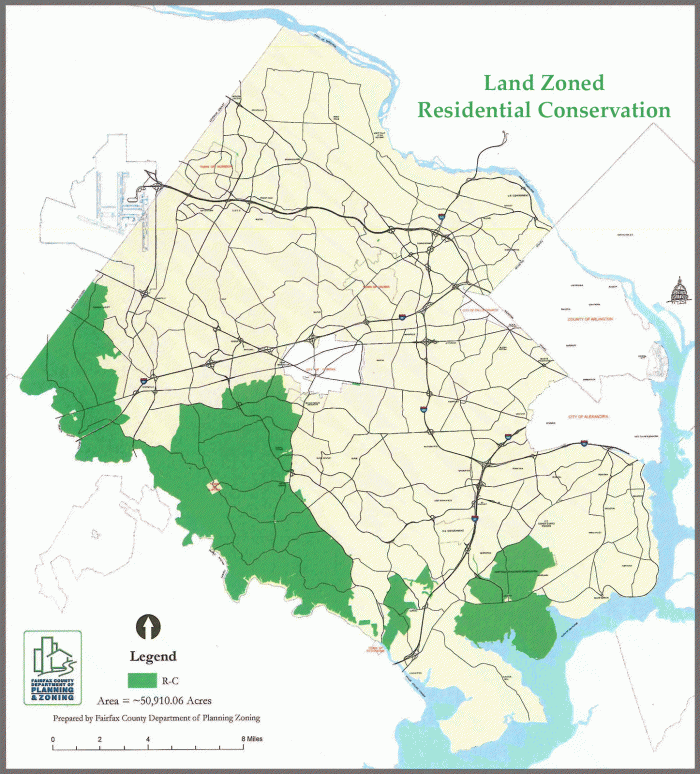 Land Zoned Residential Conservation