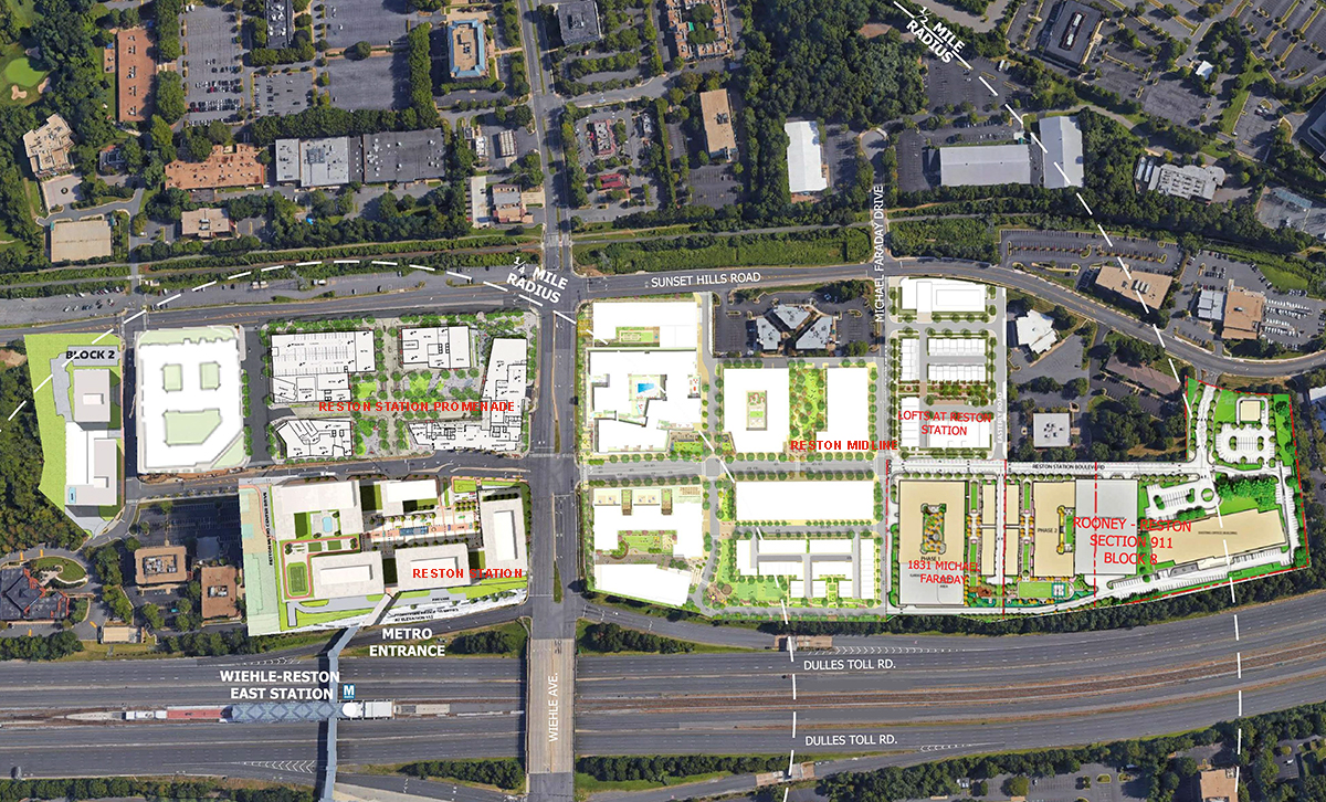 Reston Midline S 1 8 Million Square Feet In Mixed Use Development Near Wiehle Metro Approved Public Affairs