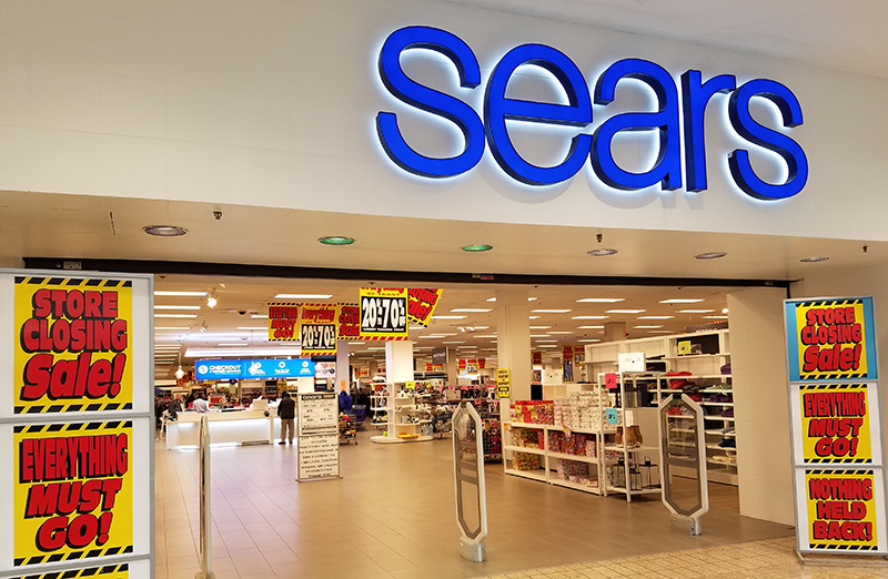 Sears store closing sale.