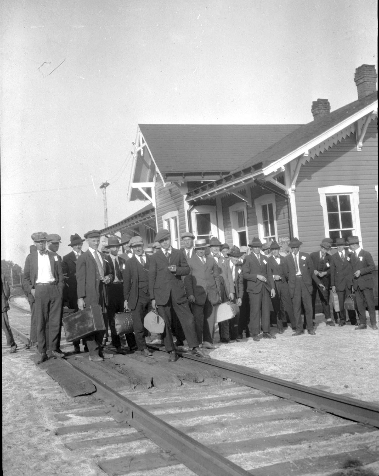 First Farfax County draftees of World War I.