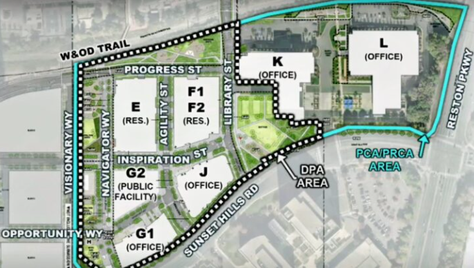 map - Proposed Reston Arts Center Site Plan