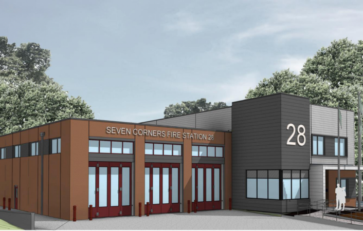 Seven Corners Fire Station - Construction Summary