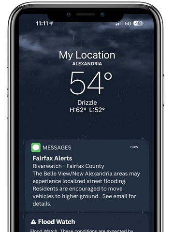 Fairfax Alerts Mobile App