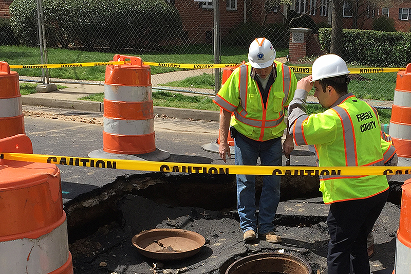 Potomac Avenue Sink Hole