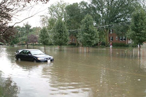 Flooding in the Belle View area from Hurricane Isabel