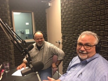 EnviroPod Podcast with Juan Reyes and Scott Coco in the sound studio
