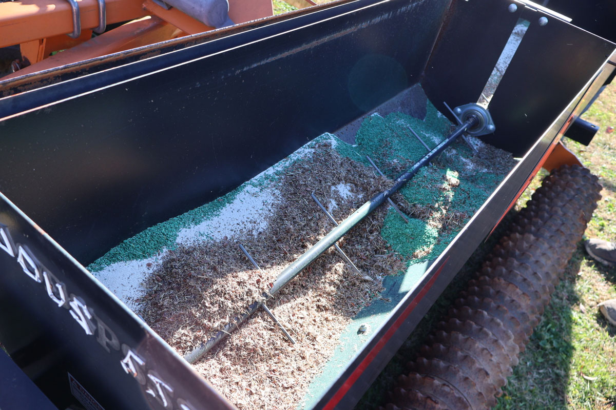 Photo: Seeding in trough