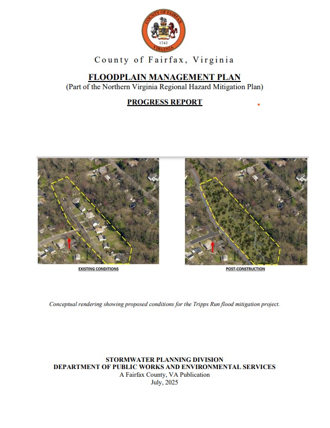 Floodplain Management Plan progress report cover