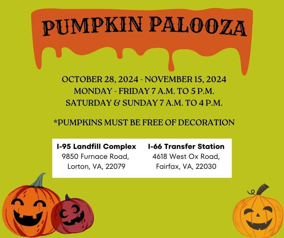 Pumpkin Palooza Details. October 28 to November 15 2024, Monday - Friday from 7am to 5pm, Saturday and Sunday from 7am to 4pm.