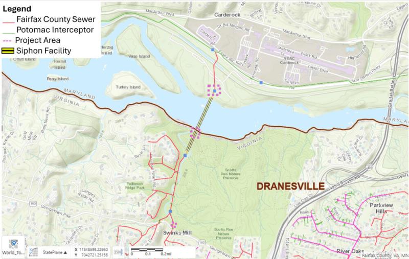Scotts Run map