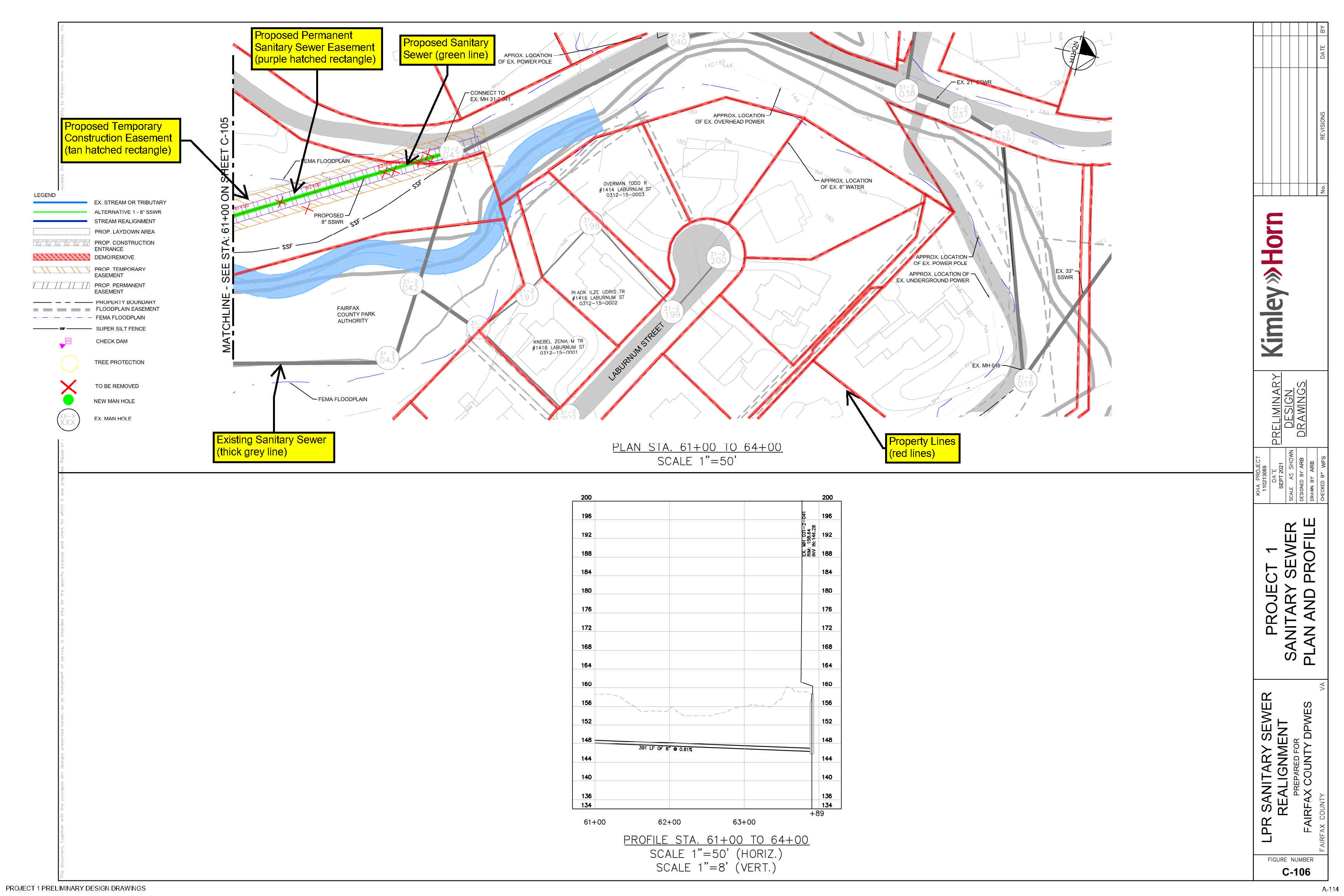 Little Pimmit Run at Chesterbrook Road Stream Restoration and Sanitary  Sewer Realignment