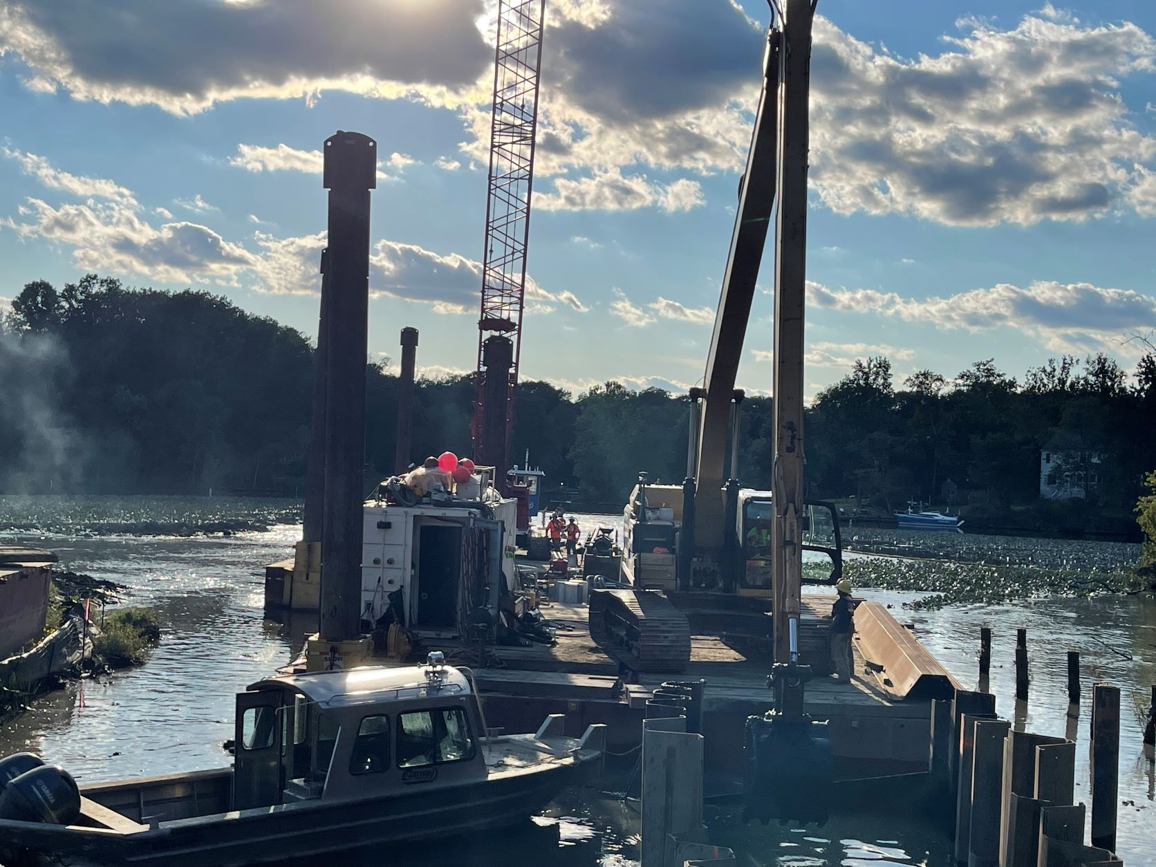 photo: Little Hunting Creek barge 