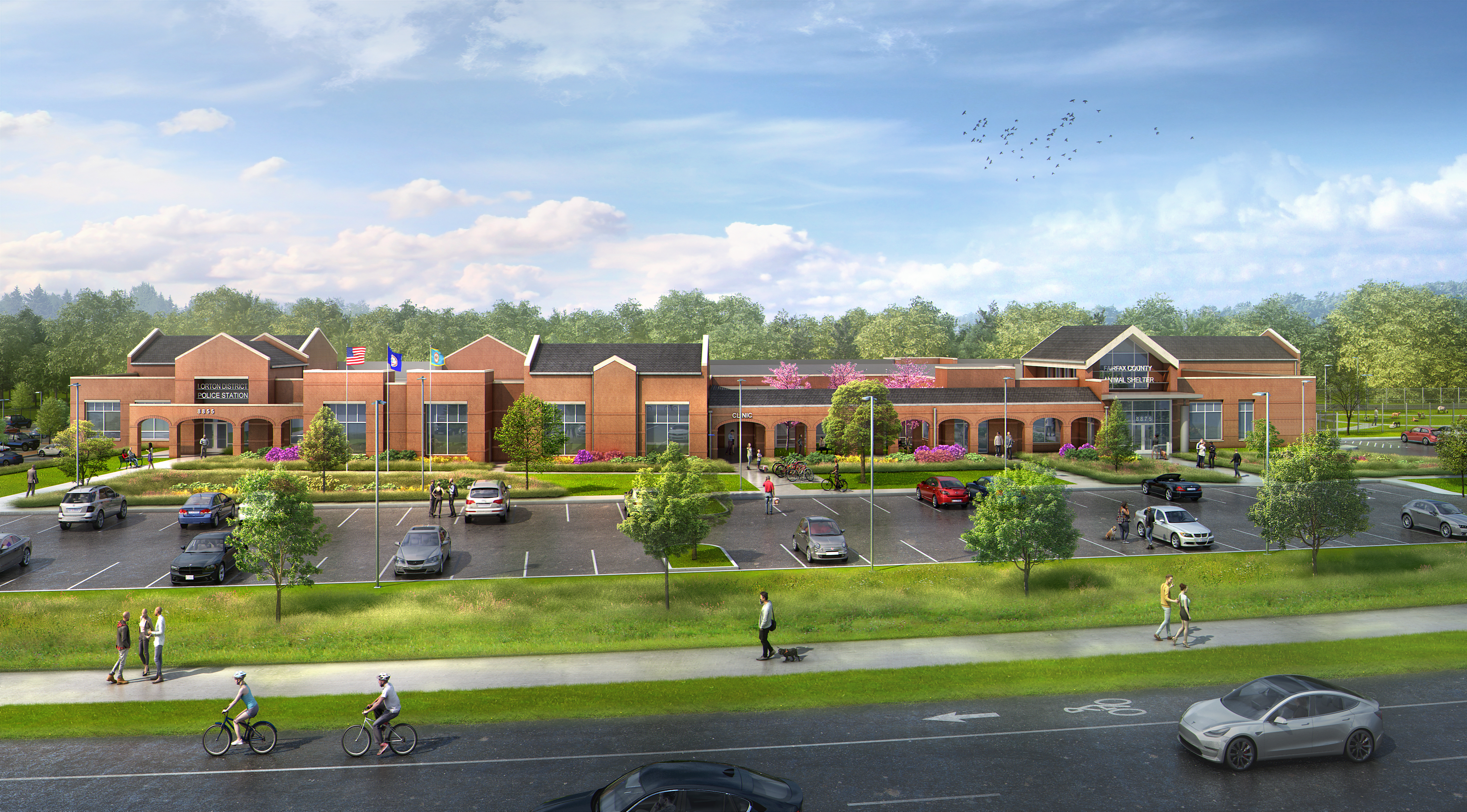 rendering image - South County Police Station and Animal Shelter