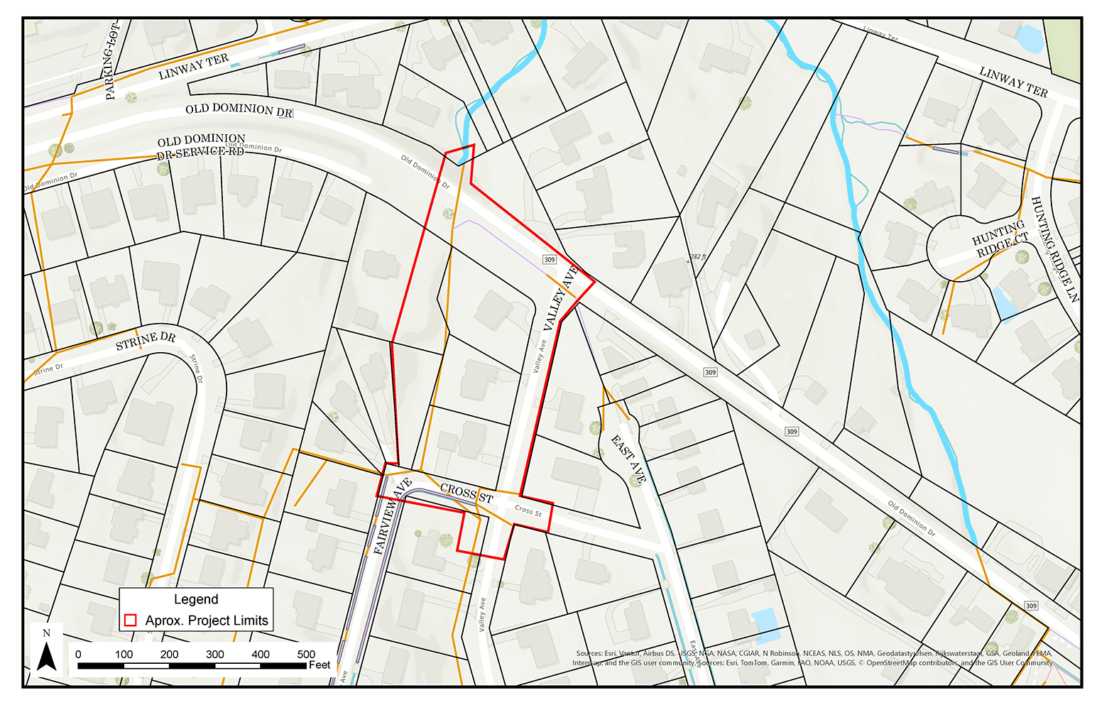 map - project area