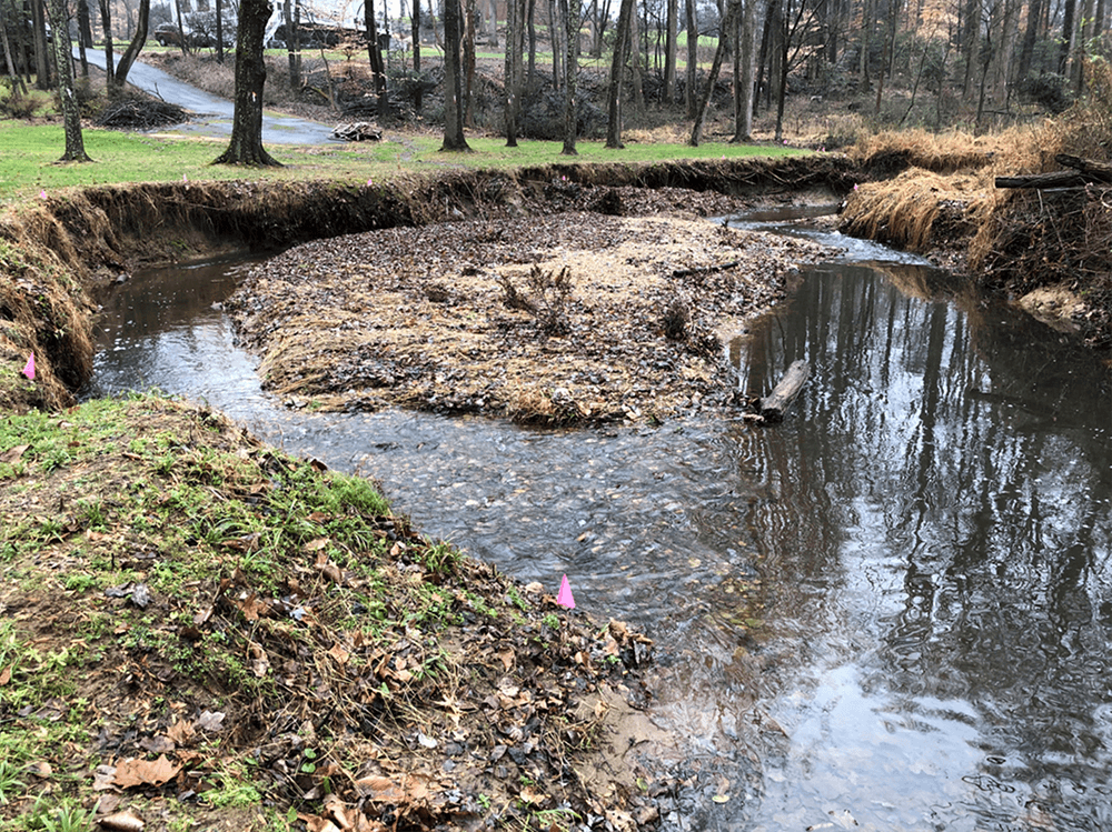 Headwaters of Popes Head Creek at Brecon Ridge Subdivision Stream Restoration Project 