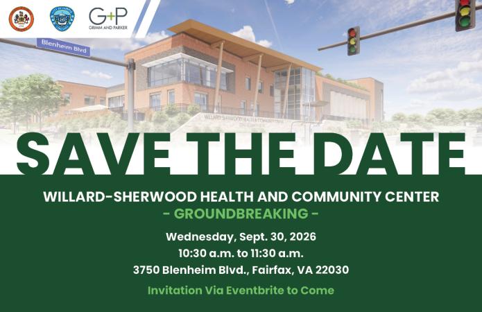 Williard Sherwood Groundbreaking Save the date