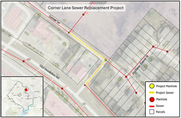 Corner Lane Sewer Replacement 