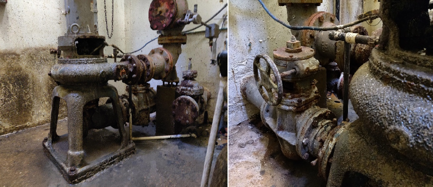 existing condition - Langley School Pump Station