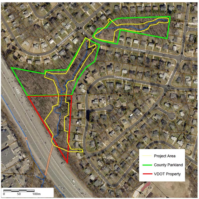 Flag Run At Elgar Street Stream Restoration Public Works And Environmental Services