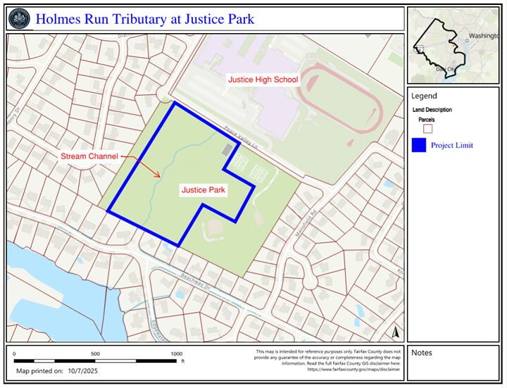 Holmes Run Tributary at Justice Park