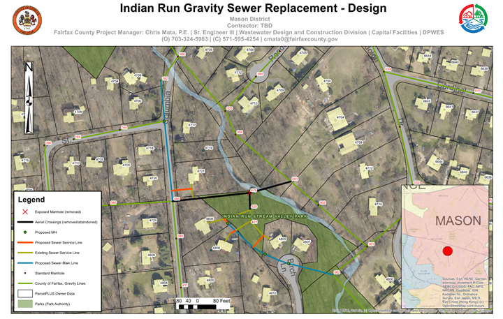 Indian Run Gravity Sewer Replacement Project - Construction Summary