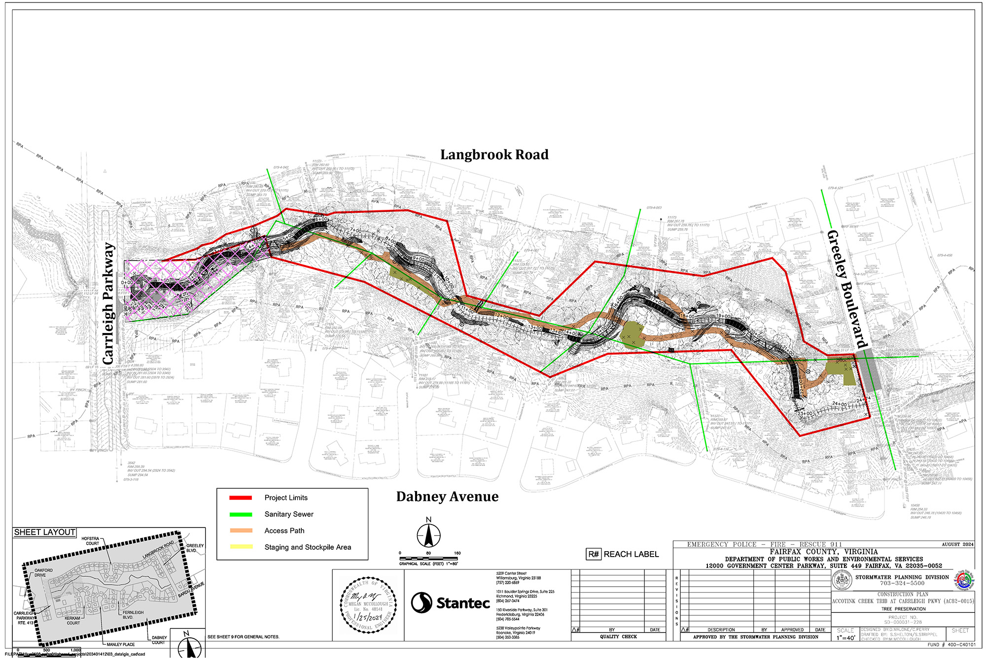 map - Accotink Creek Carrleigh PKY