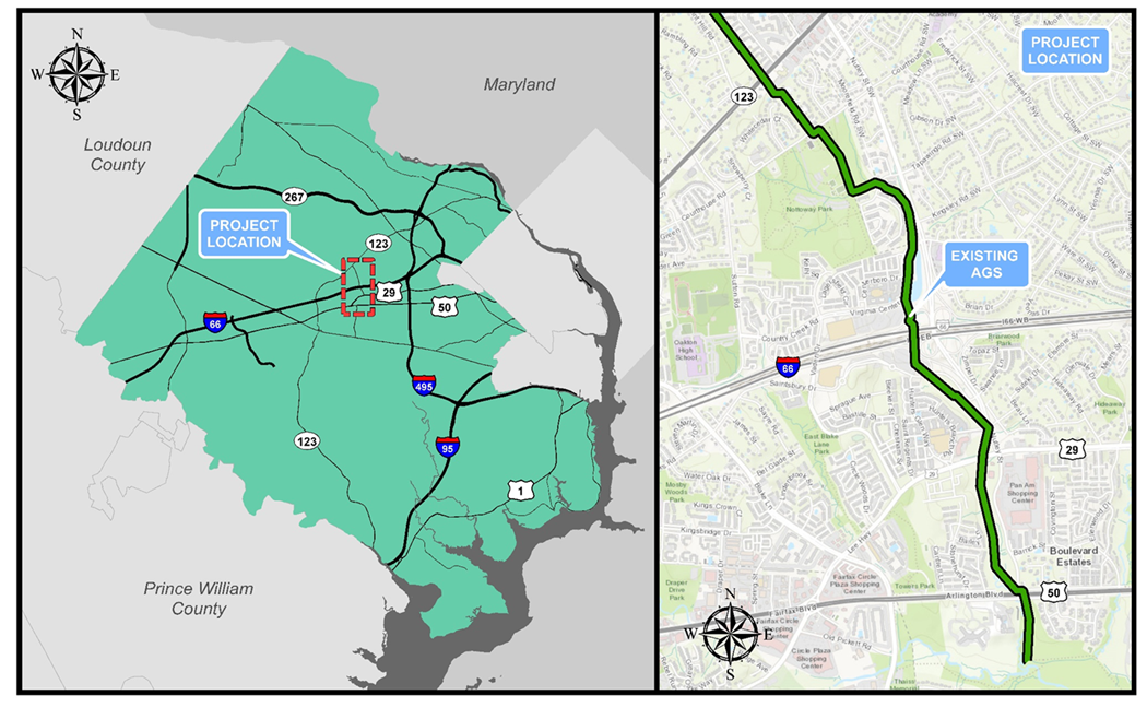 map - Accotink Gravity Sewer