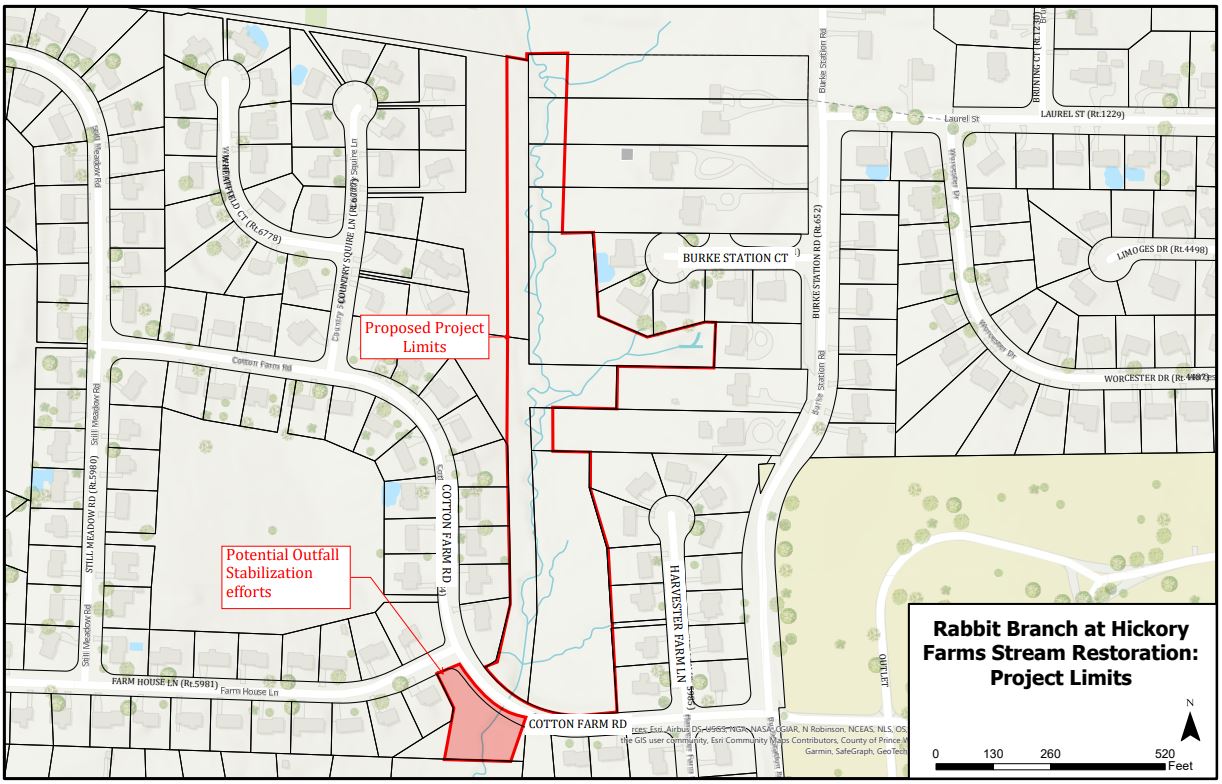 map - rabbit branch tributary at hickory farms