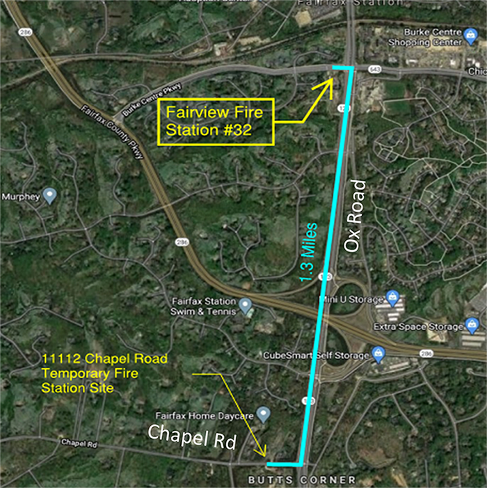 map - fairview fire station