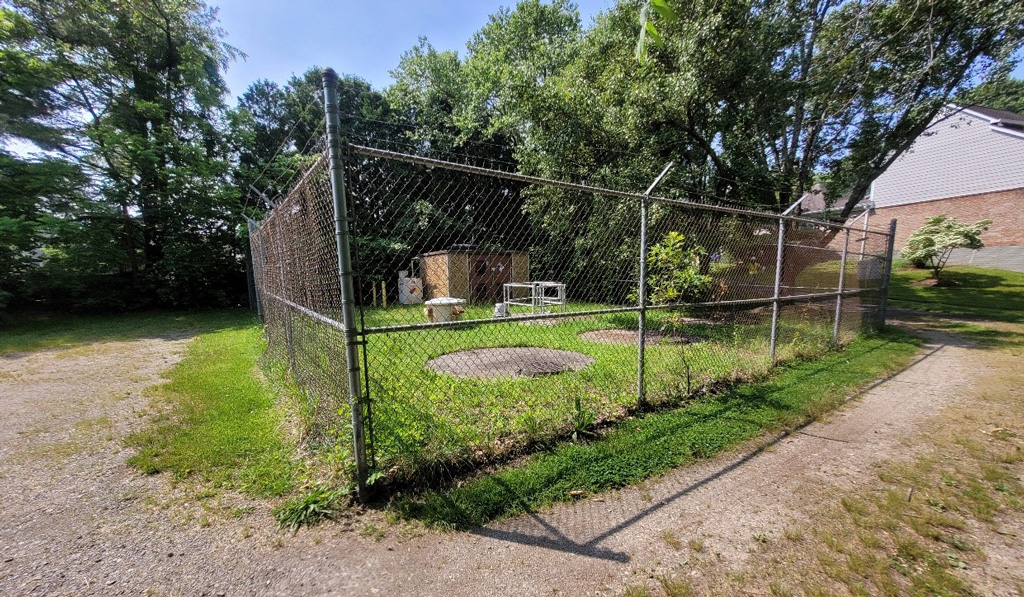 The existing conditions Oak Marr Pump Station.