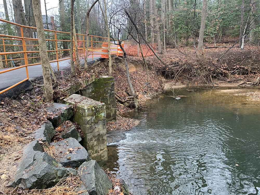 Old Courthouse Spring Branch at Ashgrove Historic Park Stream Restoration