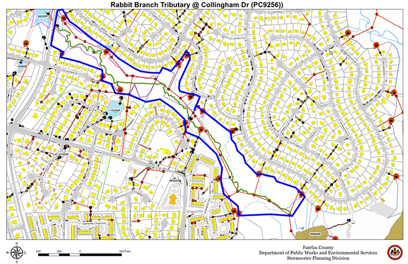 Rabbit Branch project area map
