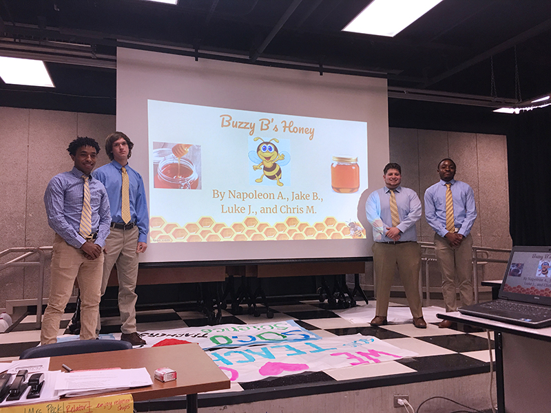 Marketing Students Present Honey Campaign