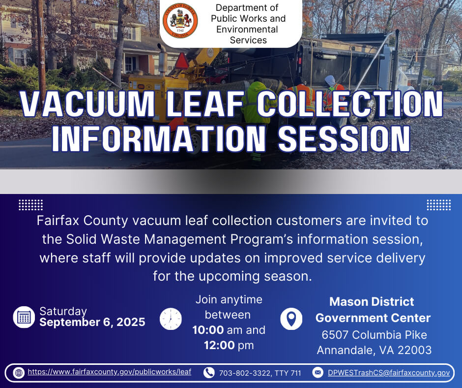 Vacuum leaf in person flyer