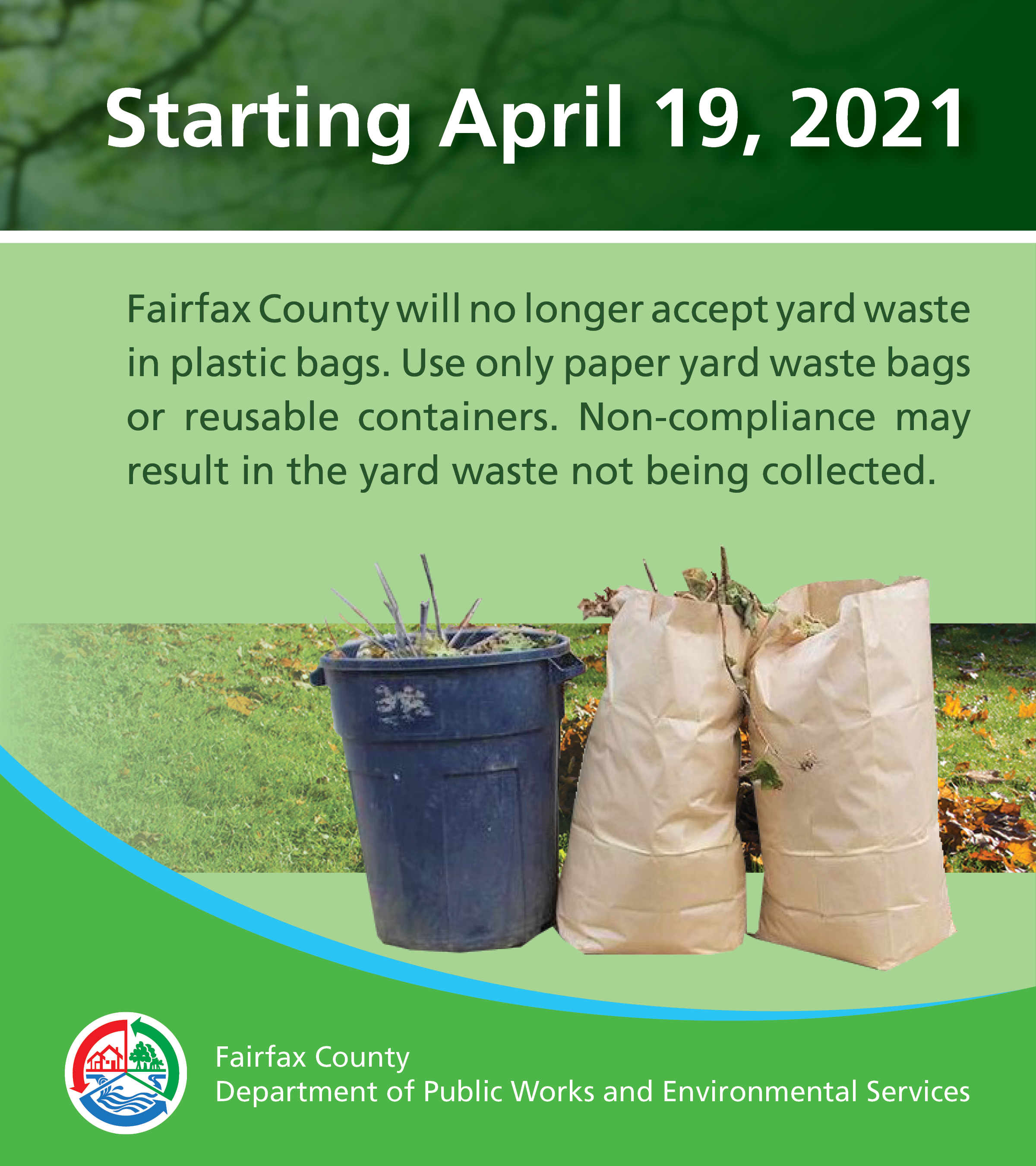 Yard Waste Bag Collection