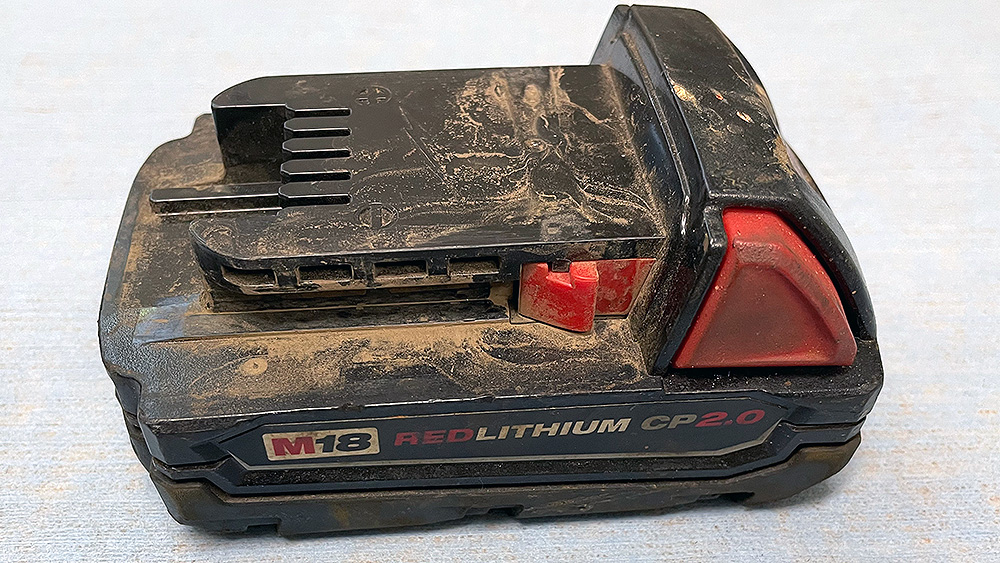 Lithium batteries in power tools.