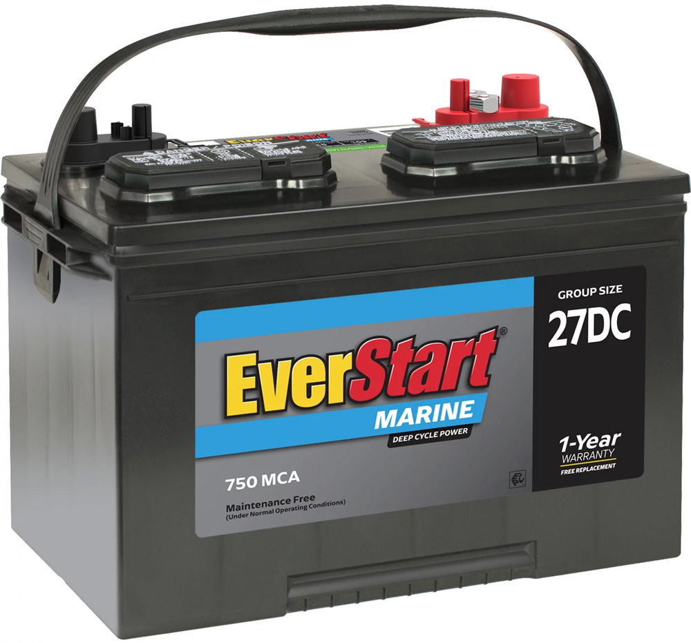 Marine lead acid battery.