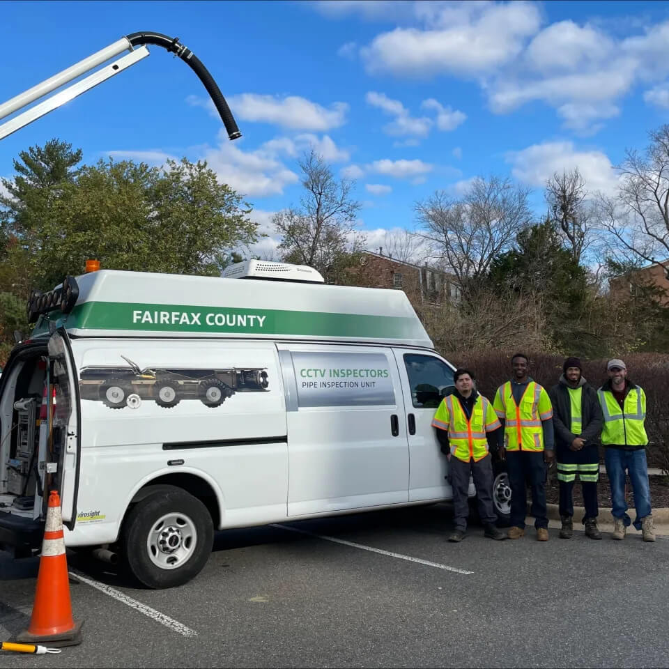Wastewater CCTV Van staff