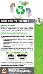 Office and Retail - What can be recycled