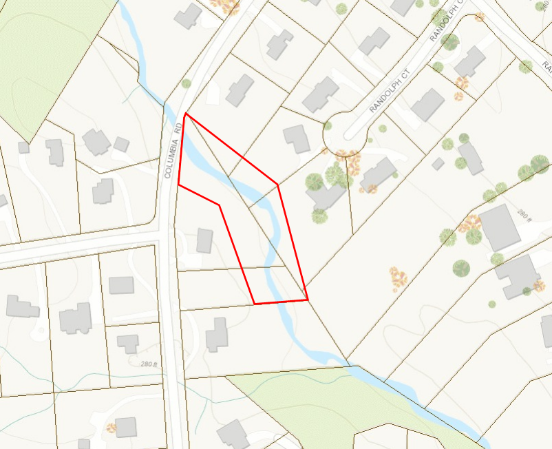 Indian Run at Columbia Road project map