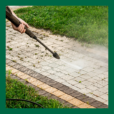 Direct wash water to grassy area or contain it onsite. Protect storm drains
