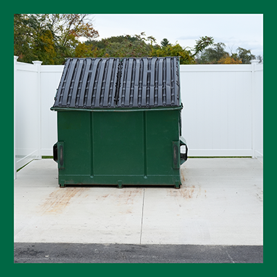 Keep dumpster lids closed