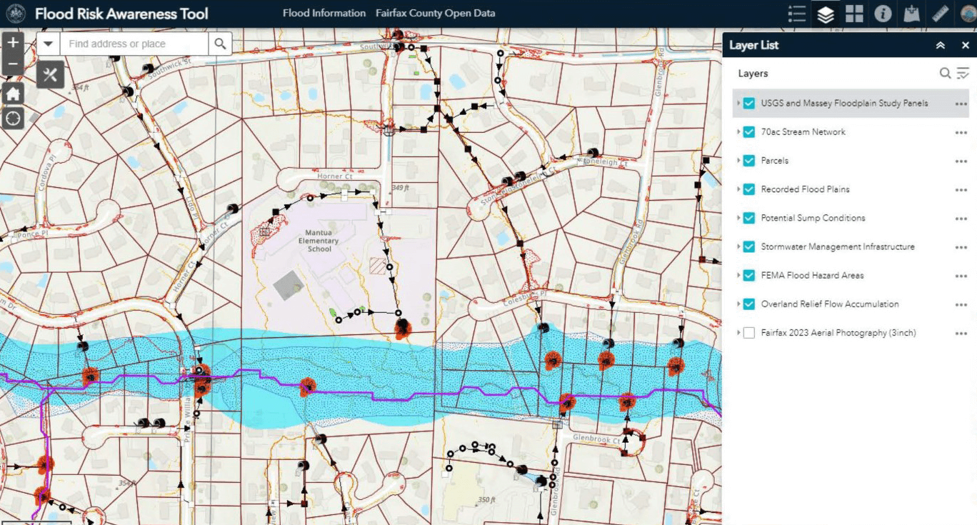 GIS Flood Risk Awareness Tool